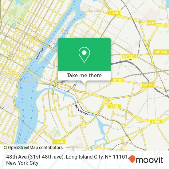 48th Ave (31st 48th ave), Long Island City, NY 11101 map