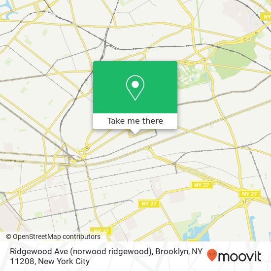 Ridgewood Ave (norwood ridgewood), Brooklyn, NY 11208 map