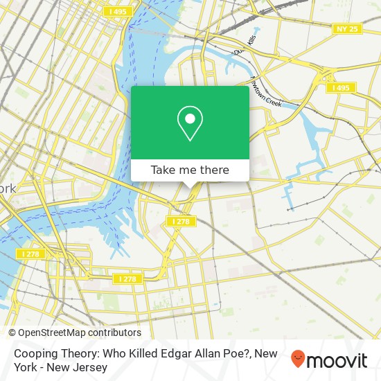 Cooping Theory: Who Killed Edgar Allan Poe? map