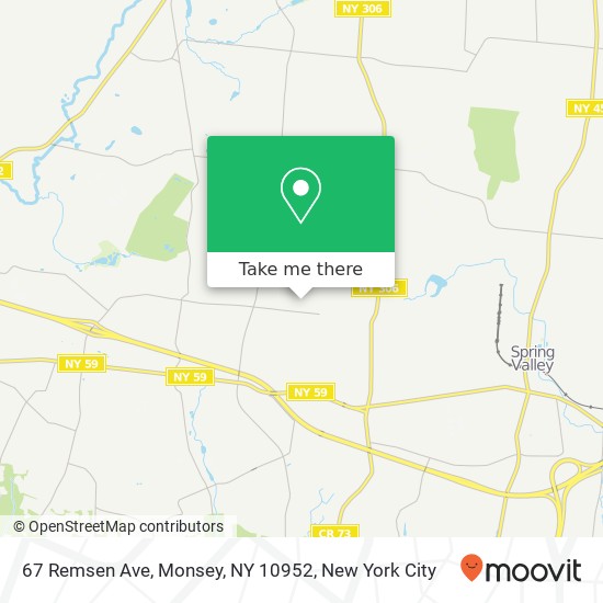 67 Remsen Ave, Monsey, NY 10952 map