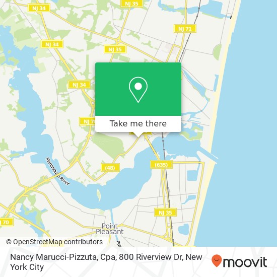 Nancy Marucci-Pizzuta, Cpa, 800 Riverview Dr map