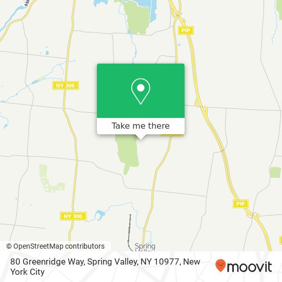80 Greenridge Way, Spring Valley, NY 10977 map