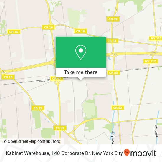 Kabinet Warehouse, 140 Corporate Dr map