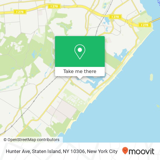 Hunter Ave, Staten Island, NY 10306 map