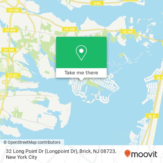 32 Long Point Dr (Longpoint Dr), Brick, NJ 08723 map