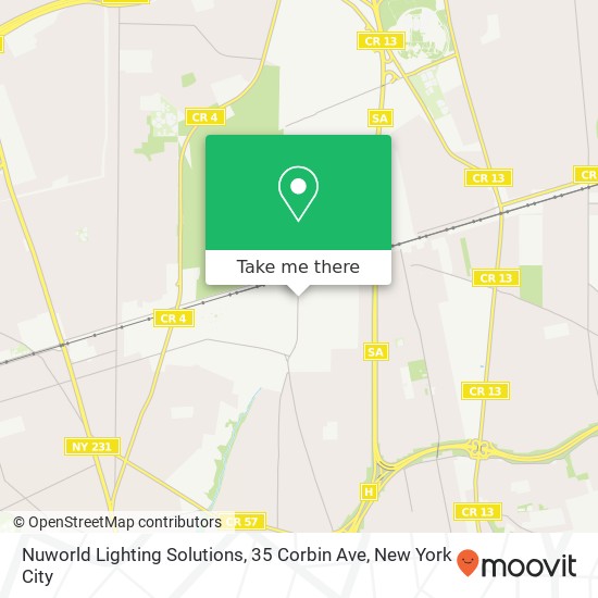 Nuworld Lighting Solutions, 35 Corbin Ave map