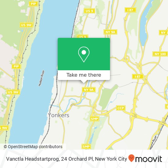 Vanctla Headstartprog, 24 Orchard Pl map