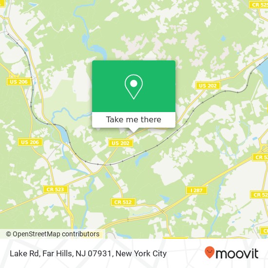 Lake Rd, Far Hills, NJ 07931 map