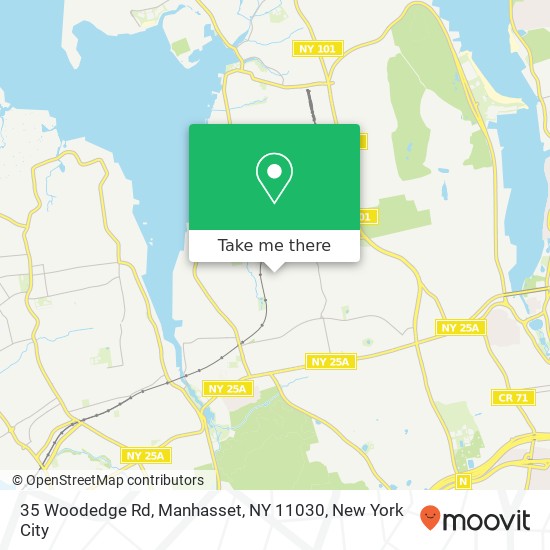 35 Woodedge Rd, Manhasset, NY 11030 map