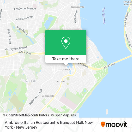 Ambrosio Italian Restaurant & Banquet Hall map