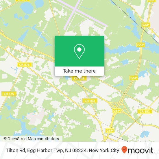 Tilton Rd, Egg Harbor Twp, NJ 08234 map