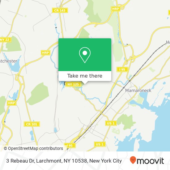3 Rebeau Dr, Larchmont, NY 10538 map