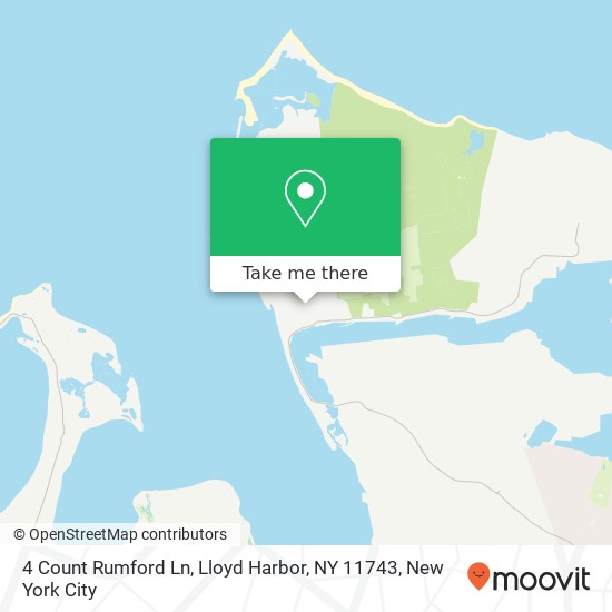 Mapa de 4 Count Rumford Ln, Lloyd Harbor, NY 11743