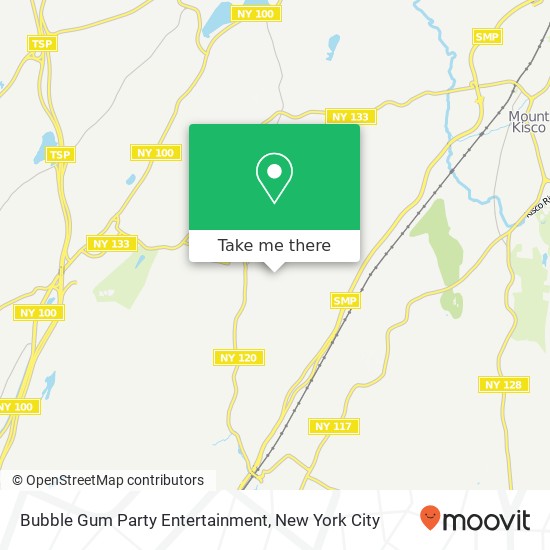 Mapa de Bubble Gum Party Entertainment
