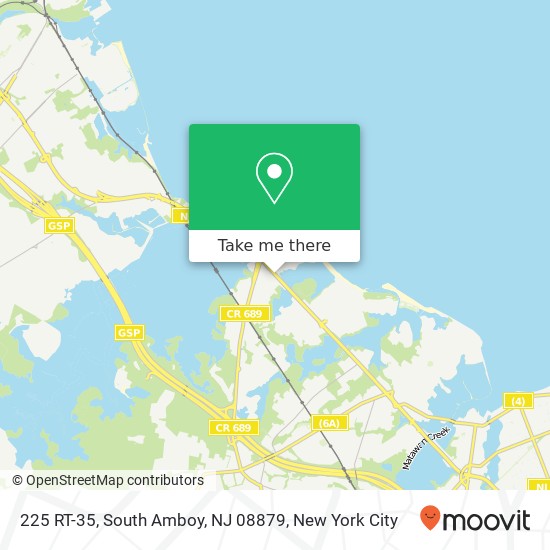 Mapa de 225 RT-35, South Amboy, NJ 08879