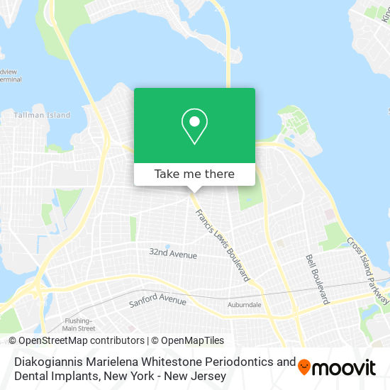 Diakogiannis Marielena Whitestone Periodontics and Dental Implants map