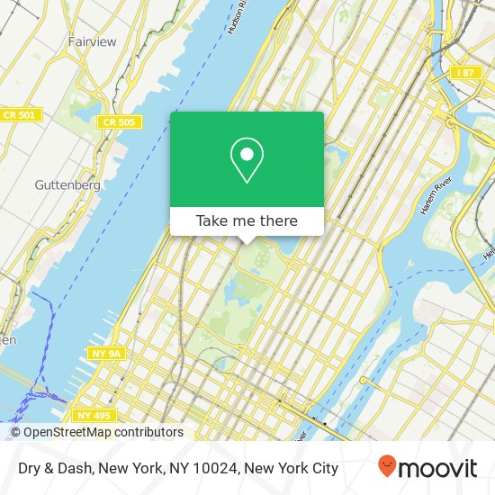 Dry & Dash, New York, NY 10024 map