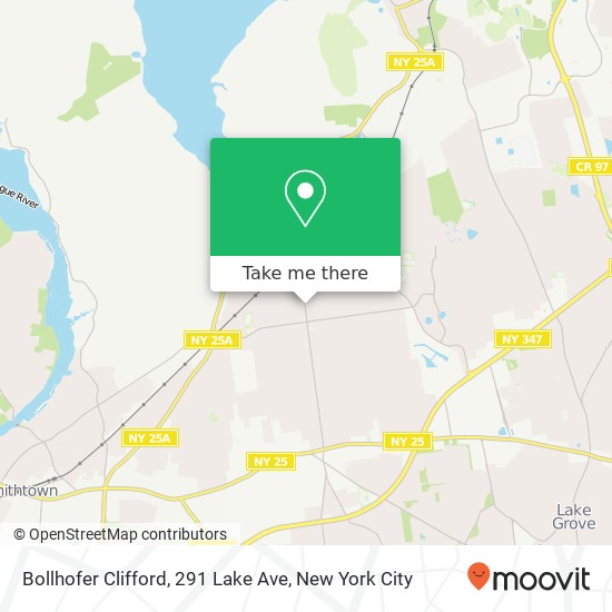 Mapa de Bollhofer Clifford, 291 Lake Ave