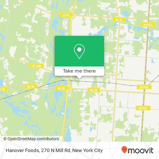 Hanover Foods, 270 N Mill Rd map