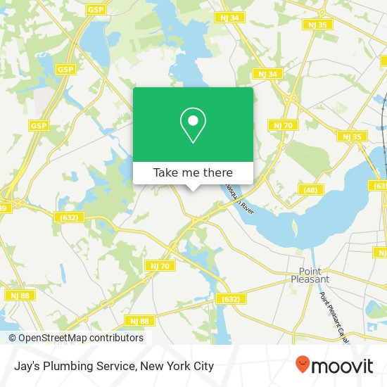 Jay's Plumbing Service map
