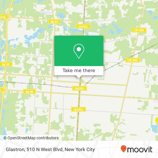 Mapa de Glastron, 510 N West Blvd