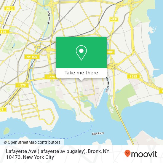 Lafayette Ave (lafayette av pugsley), Bronx, NY 10473 map