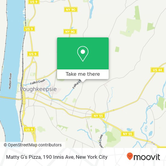 Mapa de Matty G's Pizza, 190 Innis Ave