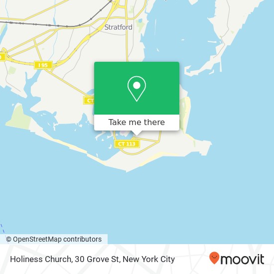 Mapa de Holiness Church, 30 Grove St