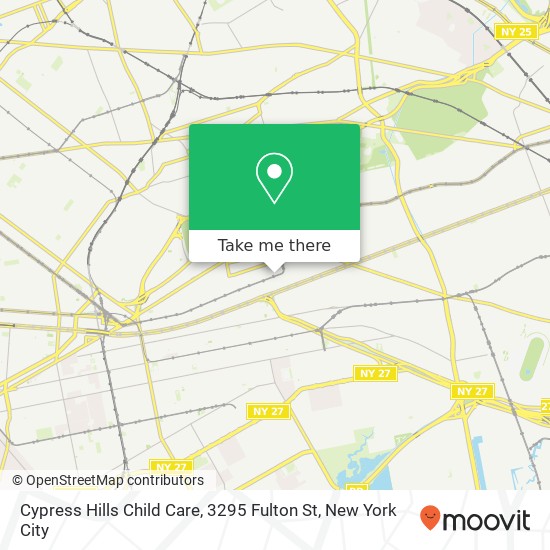 Cypress Hills Child Care, 3295 Fulton St map