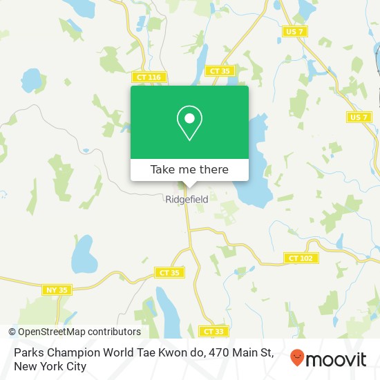 Mapa de Parks Champion World Tae Kwon do, 470 Main St