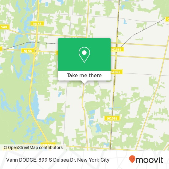 Vann DODGE, 899 S Delsea Dr map