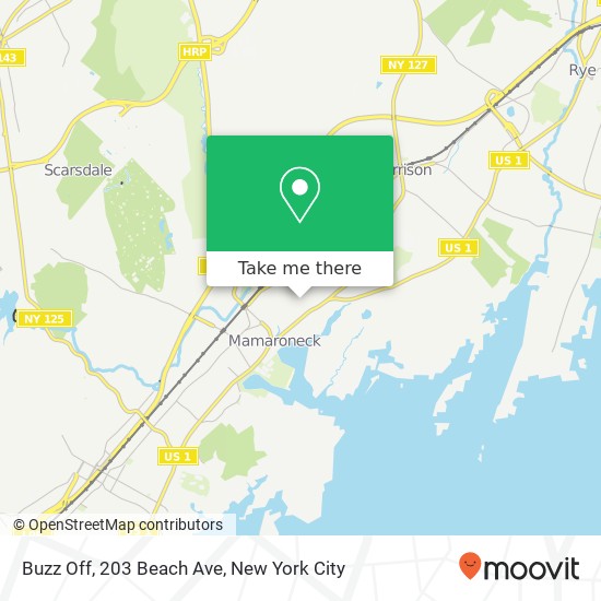 Mapa de Buzz Off, 203 Beach Ave