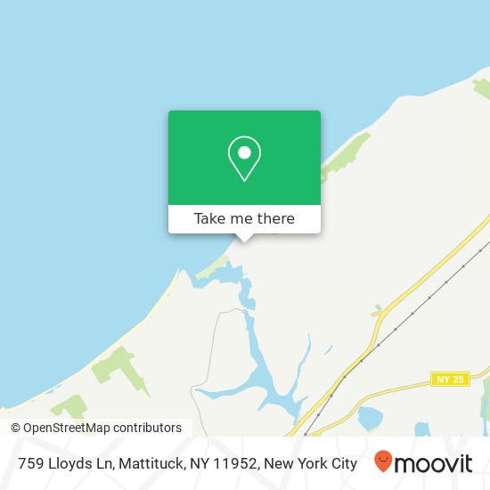 Mapa de 759 Lloyds Ln, Mattituck, NY 11952