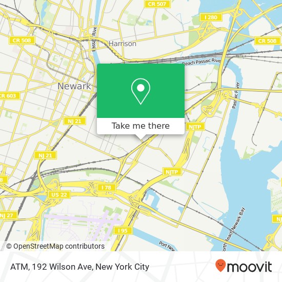 ATM, 192 Wilson Ave map