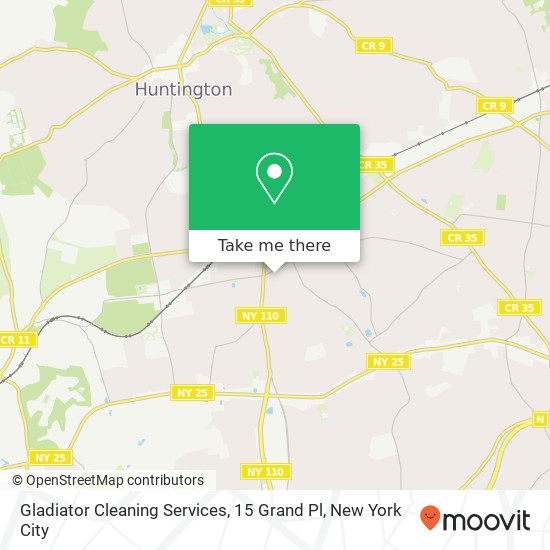 Mapa de Gladiator Cleaning Services, 15 Grand Pl