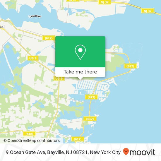 9 Ocean Gate Ave, Bayville, NJ 08721 map