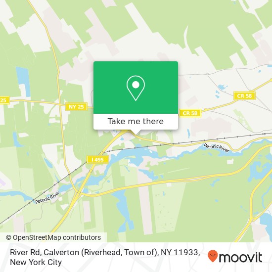 River Rd, Calverton (Riverhead, Town of), NY 11933 map