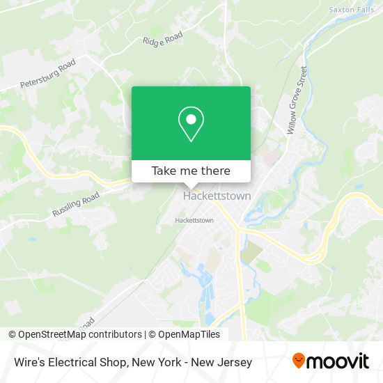 Wire's Electrical Shop map