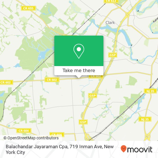 Balachandar Jayaraman Cpa, 719 Inman Ave map