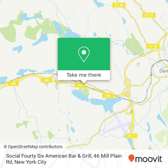 Social Fourty Six American Bar & Grill, 46 Mill Plain Rd map