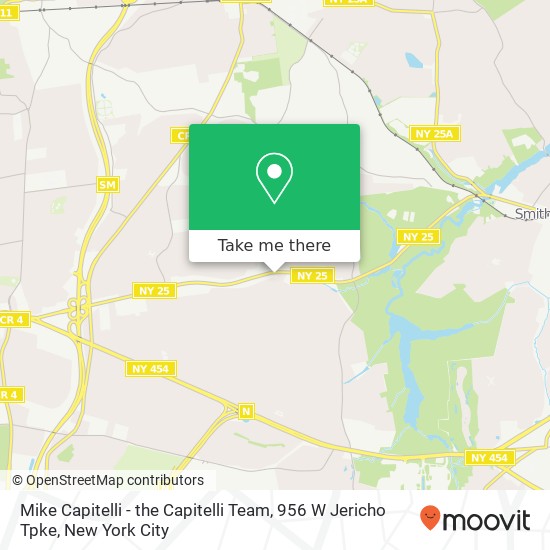 Mapa de Mike Capitelli - the Capitelli Team, 956 W Jericho Tpke