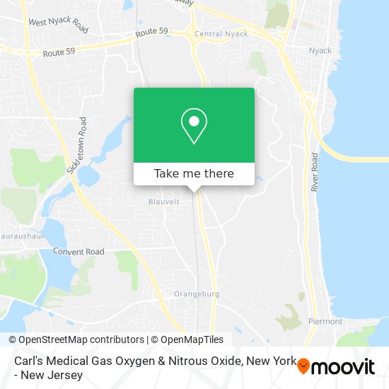 Carl's Medical Gas Oxygen & Nitrous Oxide map