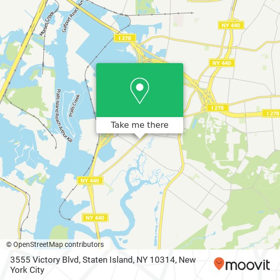3555 Victory Blvd, Staten Island, NY 10314 map