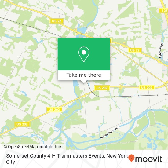 Somerset County 4-H Trainmasters Events map