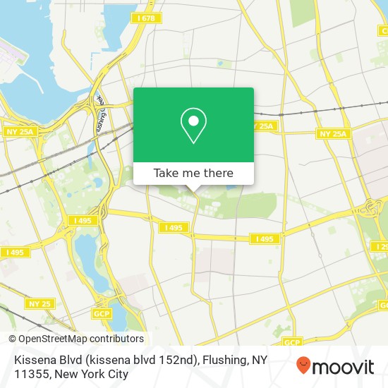 Kissena Blvd (kissena blvd 152nd), Flushing, NY 11355 map