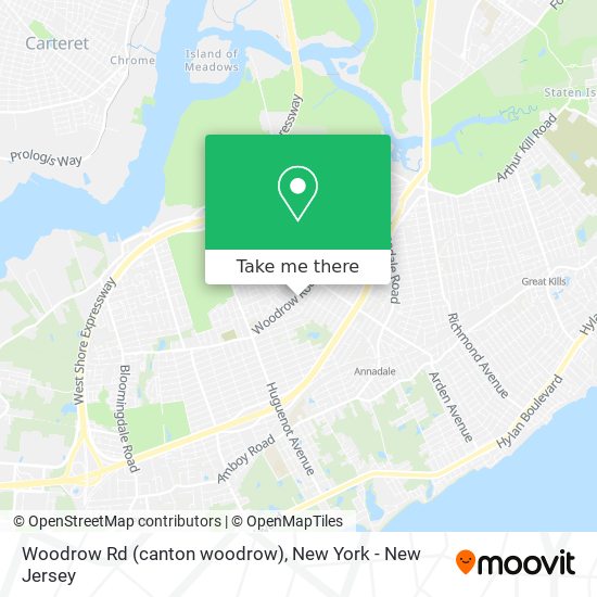 Mapa de Woodrow Rd (canton woodrow)