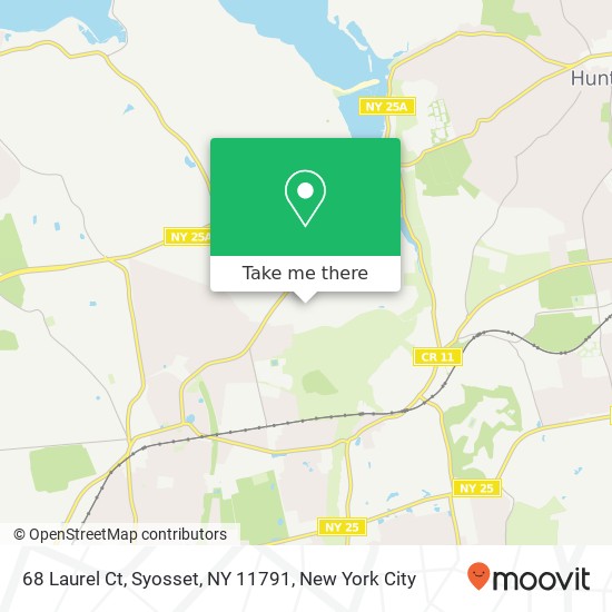 Mapa de 68 Laurel Ct, Syosset, NY 11791