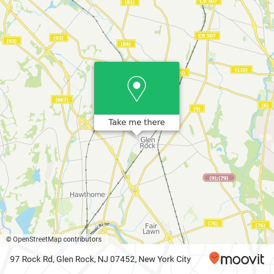 97 Rock Rd, Glen Rock, NJ 07452 map