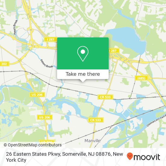 26 Eastern States Pkwy, Somerville, NJ 08876 map