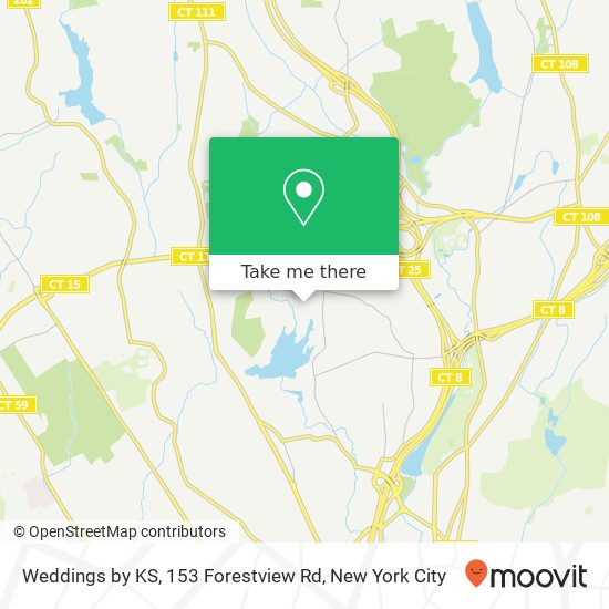 Weddings by KS, 153 Forestview Rd map